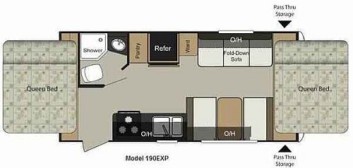 Travel Trailer / 5th Wheel Listing: 2011 keystone 190 exp