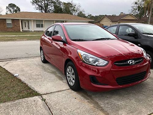  Listing: 2017 hyundai accent